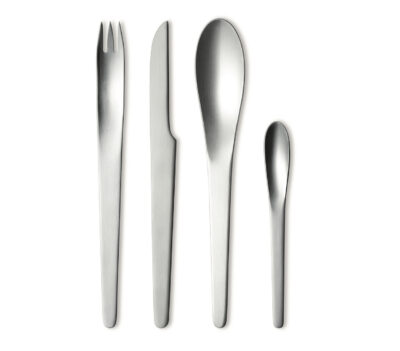 Arne Jacobsen Georg Jensen Matte Stainless Steel Cutlery