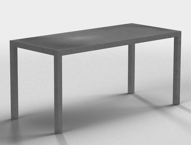 Forma & Cemento 50MM Dining Table