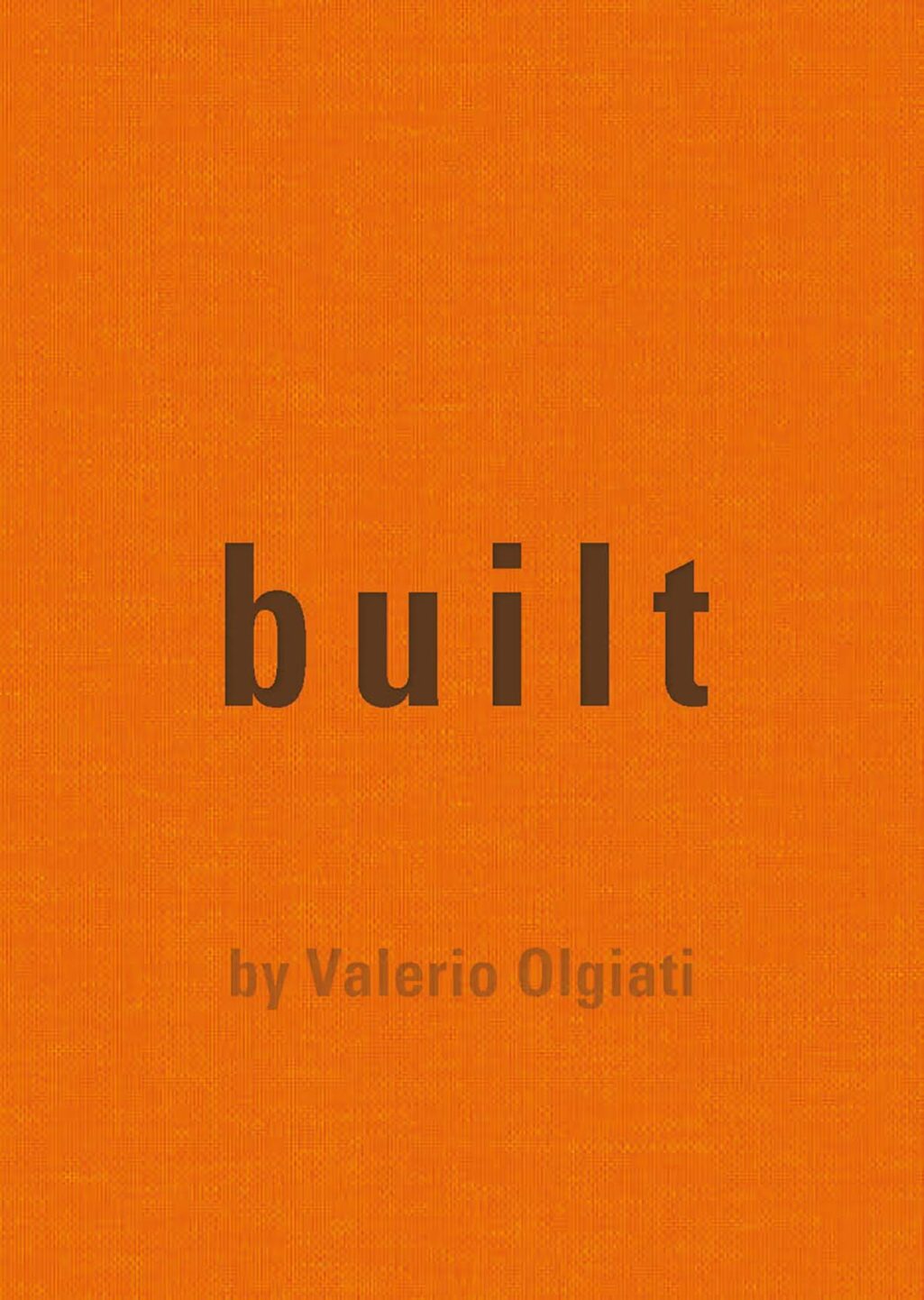 built Valerio Olgiati Park Books