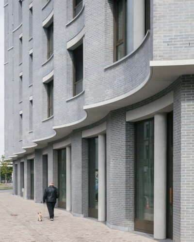 Apartment Building Docklands Antwerp Bovenbouw Architectuur Detail