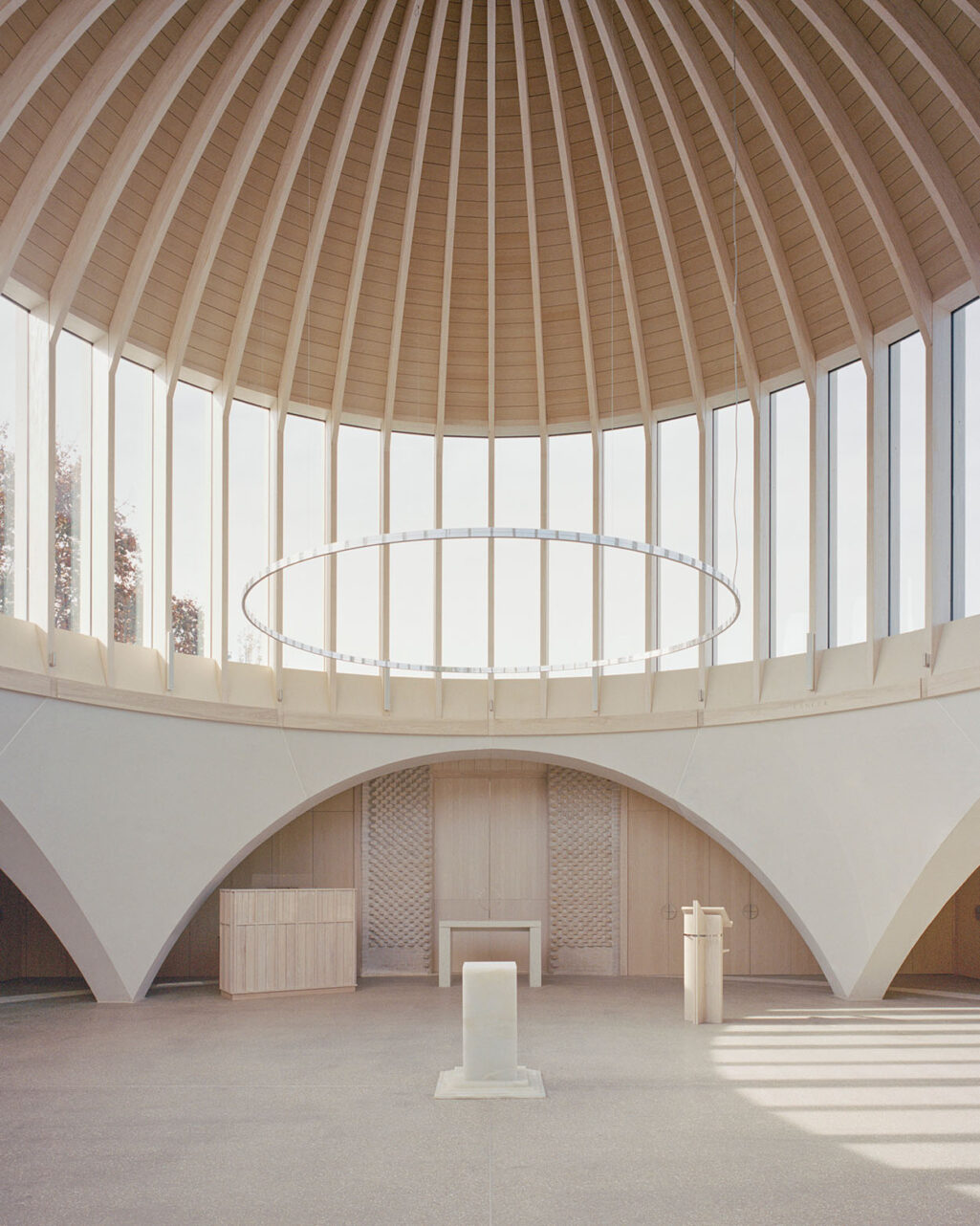 James Gorst Architects Temple Hampshire Interior Clerestory