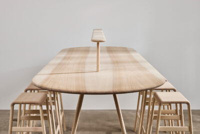 Benchmark AYA Table and Stools Foster + Partners