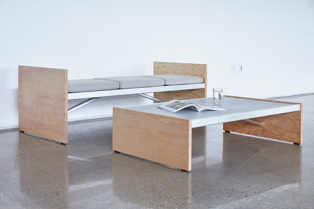 Emeco Bouroullec Truss Table open sofa low table