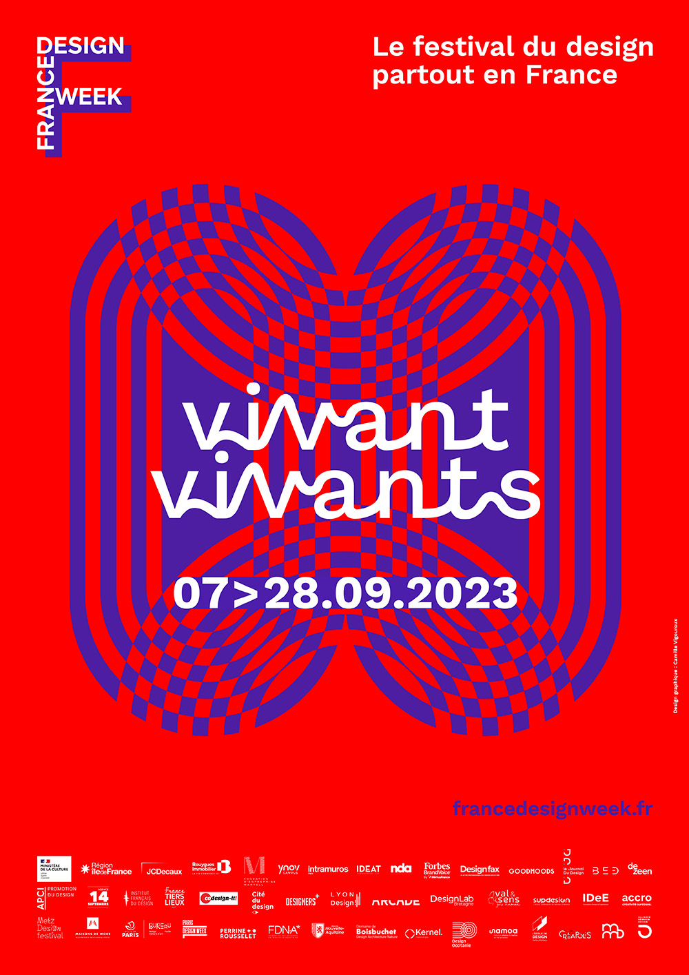 France Design Week vivant vivants poster