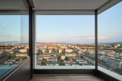 Open House Zurich 2023 Wohnhochhaus BASILISK ©Ralph Feiner, Malans Galli Rudolf Architects Interior