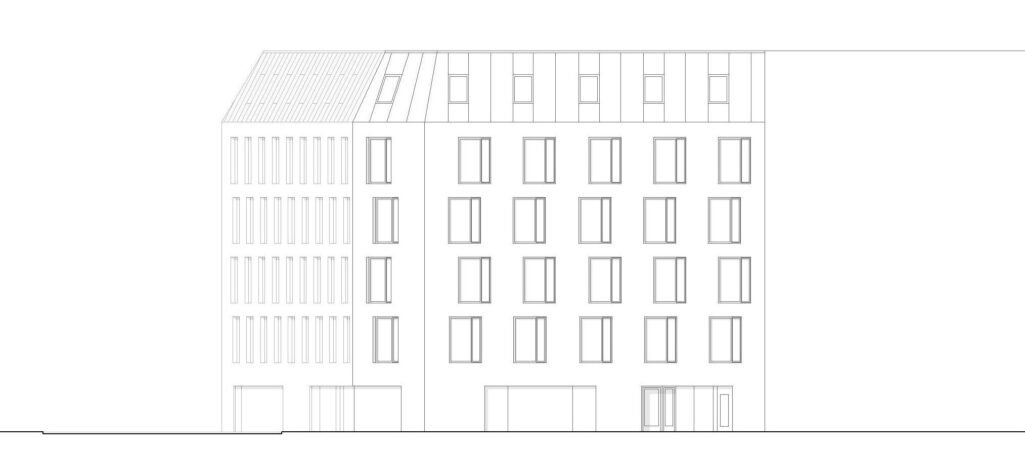 sehw architektur Berlin student accomodation site plan East View
