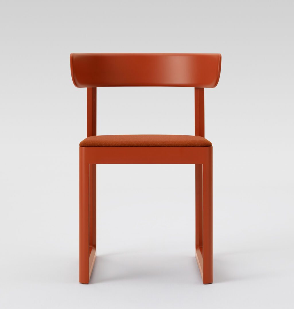 Maruni EN chair rusty red maple
