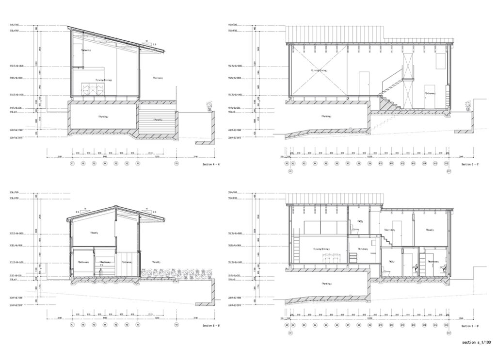 mizukami architects fukui house 1st floor plans